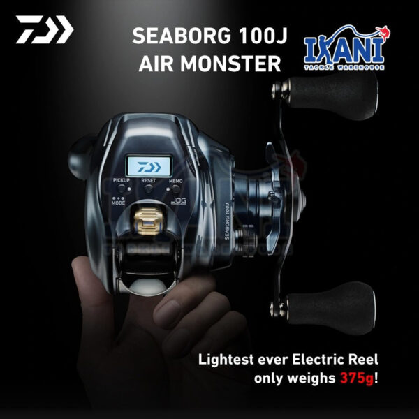 DAIWA SEABORG 100J 2024 ELECTRIC FISHING REEL MACHINE BANGLA CANDAT SOTONG EJIGGING - Image 3