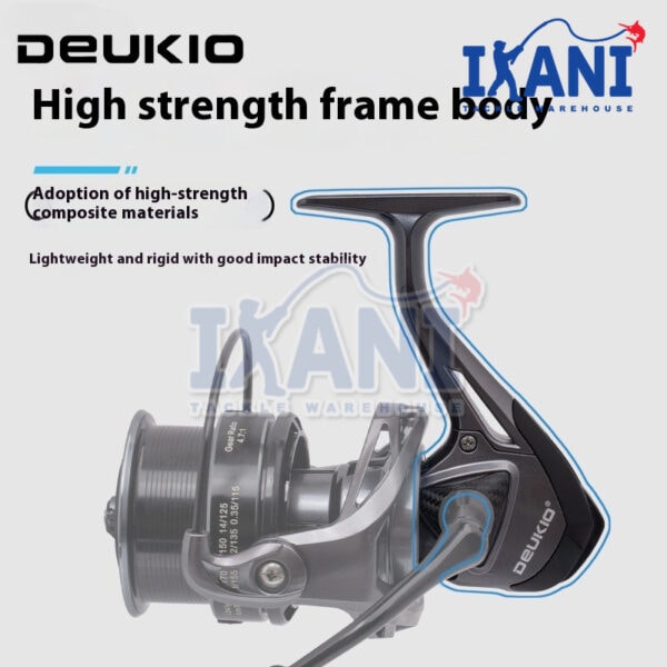 DEUKIO YT 2025 SPINNING SURF FISHING REEL MESIN PANCING PANTAI BALING JAUH SUPER LONG CAST - Image 8