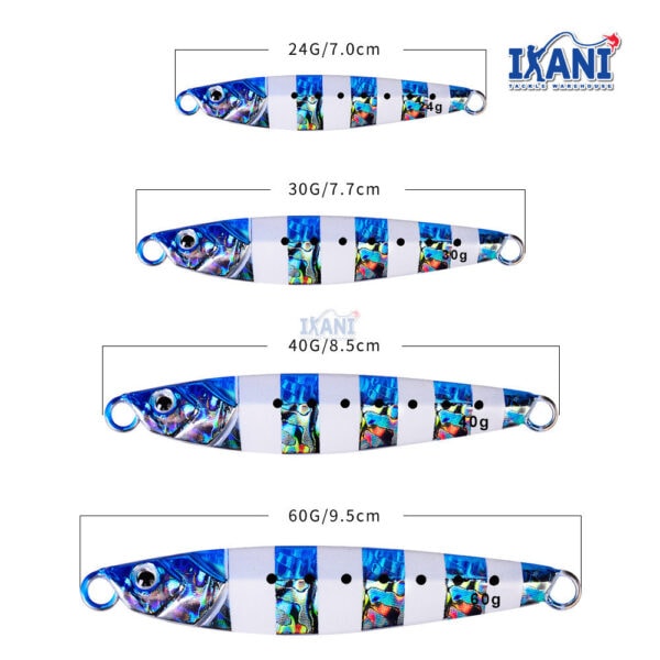 JIG LURE JIGGING FISHING LURES Lightjig umpan tiruan GEWANG MANCING METAL PANCING SPOON CASTING - Image 2