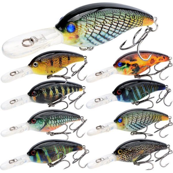 FRESTI ABANG SEMBILAN Gewang Crankbait 8.8cm 10.5g Floating Deep dive Fishing Lure Bait umpan tiruan - Image 2