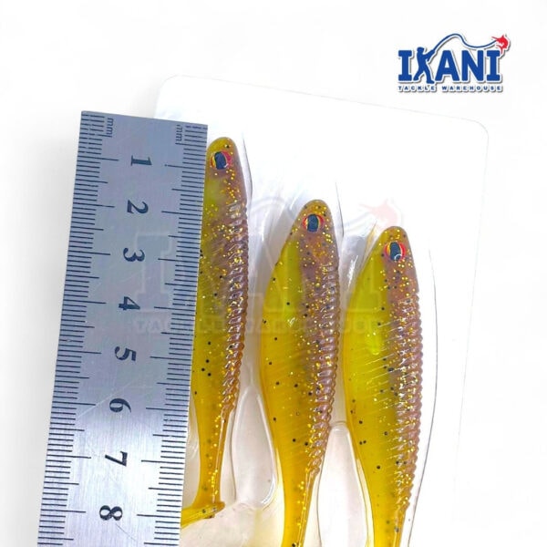 HINOMIYA PSL05 FISHING SOFTPLASTIC 85mm 6.6g 3pcs LURE Bait gewang umpan Tiruan SP casting - Image 5