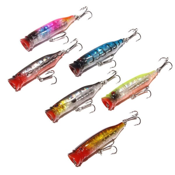FRESTI RAINBOW POPPER 7.2CM 9.5G gewang pancing topwater Bunyi fishing lure bait popping baling jauh - Image 3