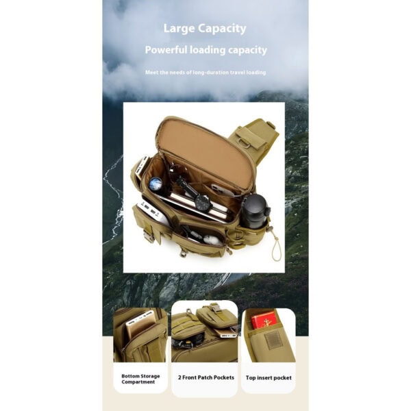 FRESTI FISHING POUCH 9932 FISHING BAG MULTIFUCTION MULTI -COMPARTMENT OUTDOOR HIKING CAMPING TACKLE - Image 7