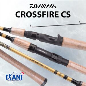 DAIWA CROSSFIRE CS FISHING ROD GRAPHITE RINGAN CASTING SPINNING BC