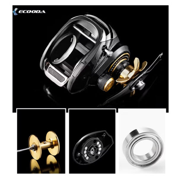 ECOODA FLASHWAVE EFW 600 BAITCASTING FISHING REEL MESIN PANCING JINGGING MICROJIG BIG GAME - Image 8