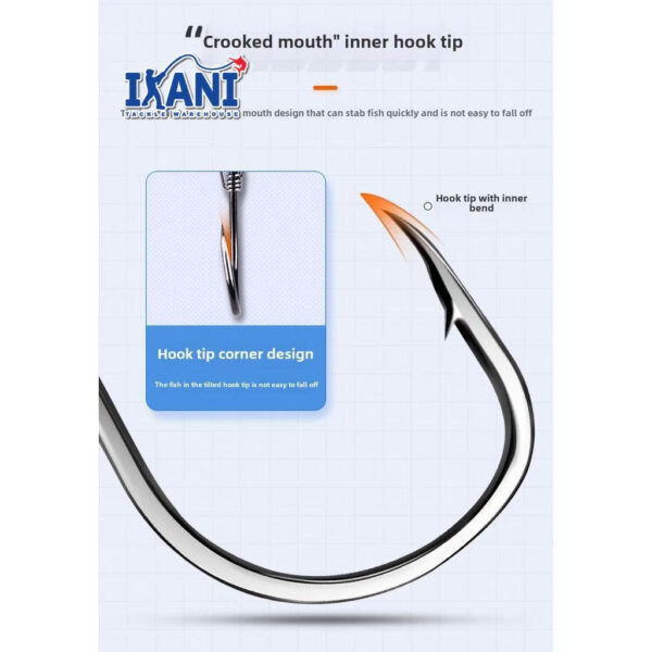 FRESTI Hook Udang Hidup 10 pc Anti-Rosak Life Shrimp prown hook Holder High-carbon Steel live bait - Image 8
