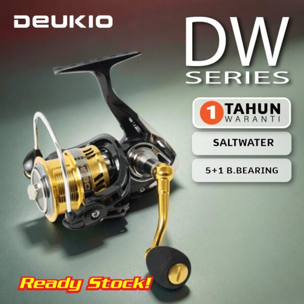 DEUKIO DW SPINNING FISHING REEL CASTING BOTTOM MCM DAIWA SHIMANO ABU GARCIA