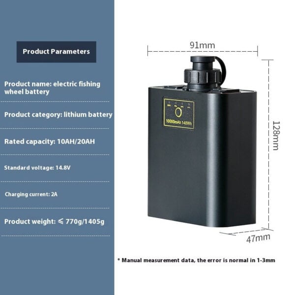 BATTERY 14.8V ELECTRIC REEL PORTABLE BATERI MESIN PANCING ELEKTRIK UNTUK SEABORG MIYA BEASTMASTER - Image 5