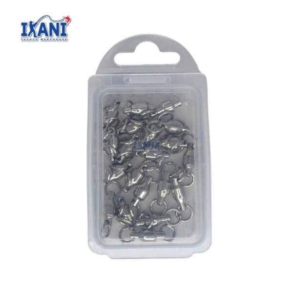 BEARING SWIVEL 20PCS BOX HEAVY DUTY ROLLING BEARING STAINLESS STEEL FISHING ACCESSORY SOLID RINGS - Image 8