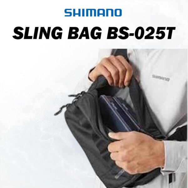 SHIMANO SLING BAG BS-025T MULTI FUNCTION LURE BAG TACKLE - Image 6