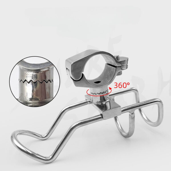 OceanSteel Rod Mount 316 Stainless 360° Rotating Anti-Rust Fishing BOAT Rod Holder ON RAIL - Image 9