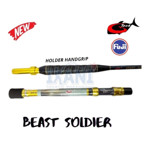 G-TECH BEAST SOLIDIER ELECTRIC REEL FISHING ROD JORAN PANCNING LAUT DALAM MESIN BANGLA FUJI SiC - Image 3