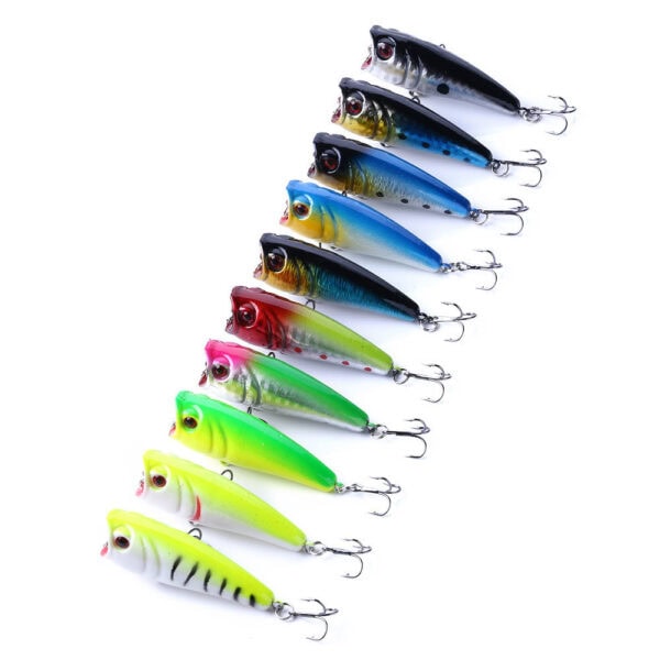 FRESTI HURU POPPER 6cm/7g Gewang Popper Pancing Fishing lure bait umpan tiruan mancing UL ultralight - Image 8