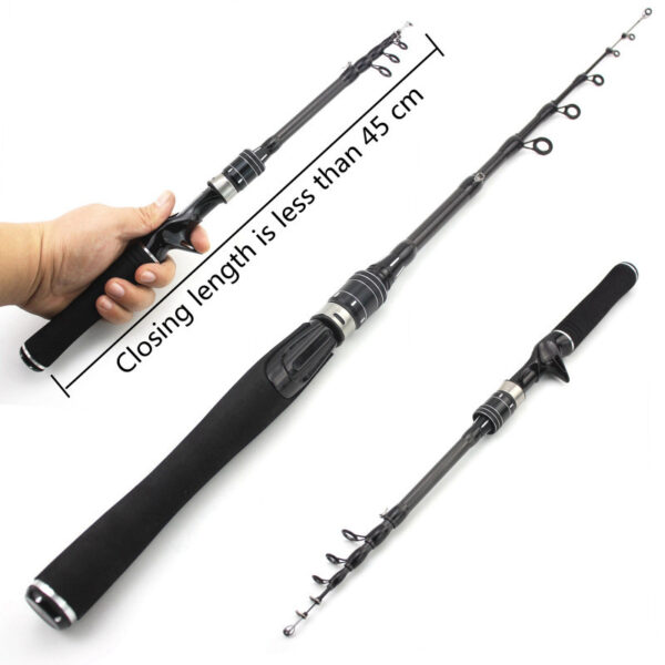 FRESTI TRAVEL ROD UL Kompak Spinning & Casting Fishing Rod Joran Pancing Ultralight CANDAT SOTONG - Image 5
