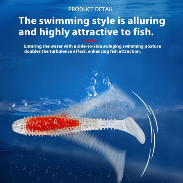 FRESTI Jelly Plastic Soft 6.5cm/7.5cm Fishing Lure Worm BaitT-Tail PVC Gewang SP umpan tiruan - Image 9