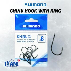 SHIMANO CHINU HOOK WITH RING (🇯🇵 Made In Japan) FISHING HOOK MATA KAIM PANCING IKAN BOTTOM