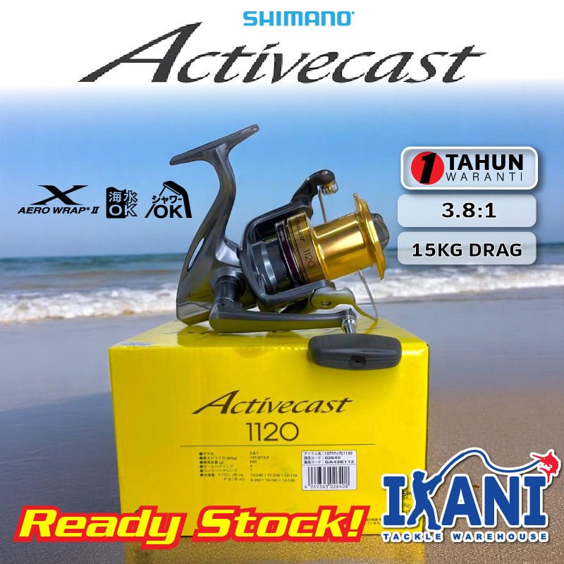 SHIMANO ACTIVECAST 2010 SPINNING FISHING REELS SURFCAST FISHING SURF REEL MESIN PANCING PANTAI PARI
