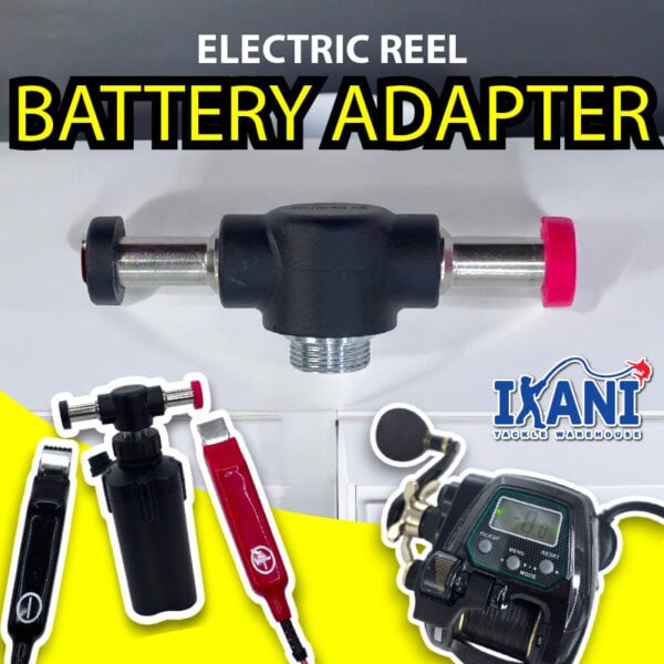 BATTERY ADAPTER ELECTRIC REEL SOCKET BATERI T CLIP  SOCKET SHIMANO BEASTMASTER DAIWA SEABORG ECOODA