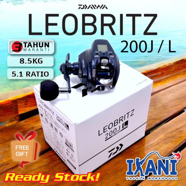 DAIWA LEOBRITZ 200J 2023 ELECTRIC FISHING REEL MESIN PANCING BANGLA EJIGGING MANCING LAUT DALAM