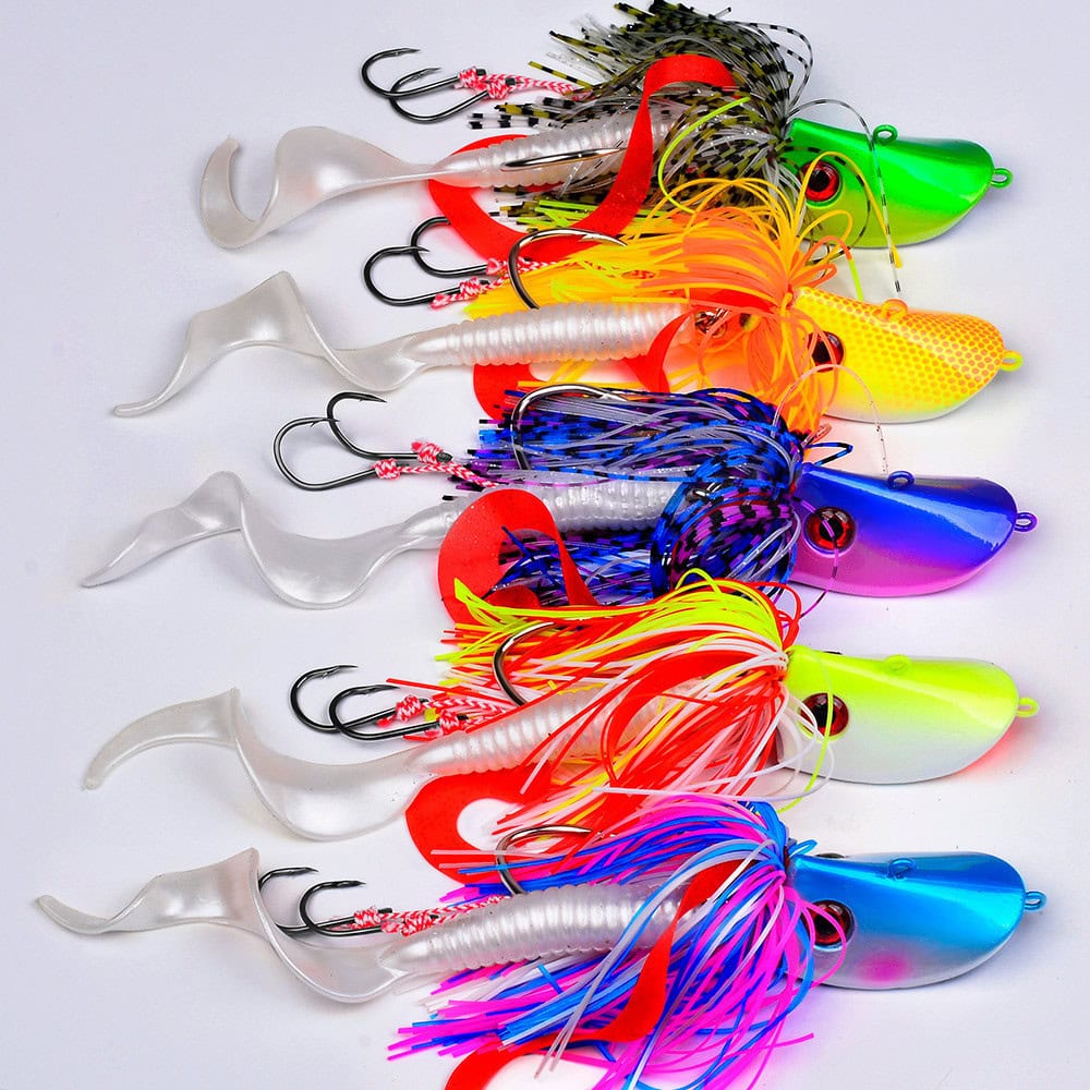 PROBEROS DUCKLING TAI RUBBER Jigging lure slow jig gewang pancing mancing laut umpan tiruan - Image 6