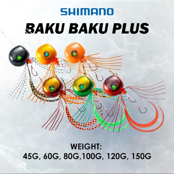 SHIMANO BAKU BAKU PLUS TAI RUBBER SLOW JIG FISHING - Image 9