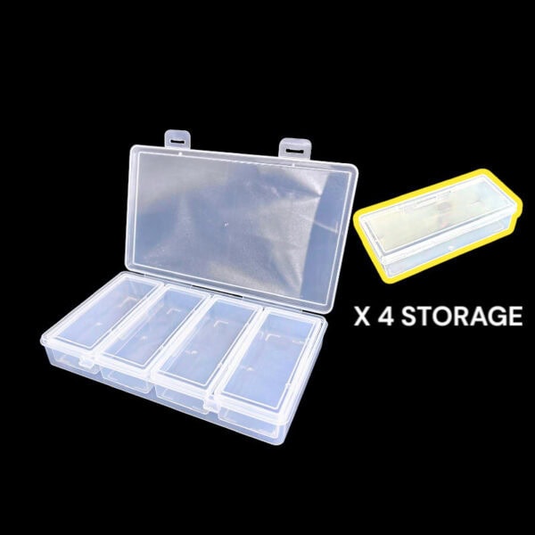 FRESTI TACKLE BOX STORAGE FISHING LURE Bait kotak pancing mancing plastic hook compartment plastic - Image 6
