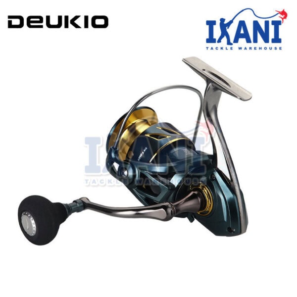 DEUKIO SA V2 2025 FULL METAL SPINNING REEL Mesin pancing  SAIZ 2000 3000 4000 5000 6000 7000 - Image 6
