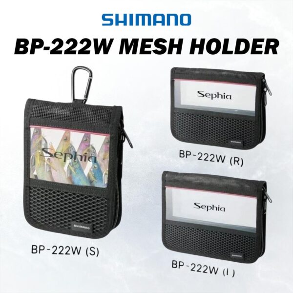 SHIMANO BP-222W BEG CANDAT SOTONG SEPHIA DRY MESH HOLDER EGI POUCH EVA BAG LURE KEEPING GEWENG - Image 5