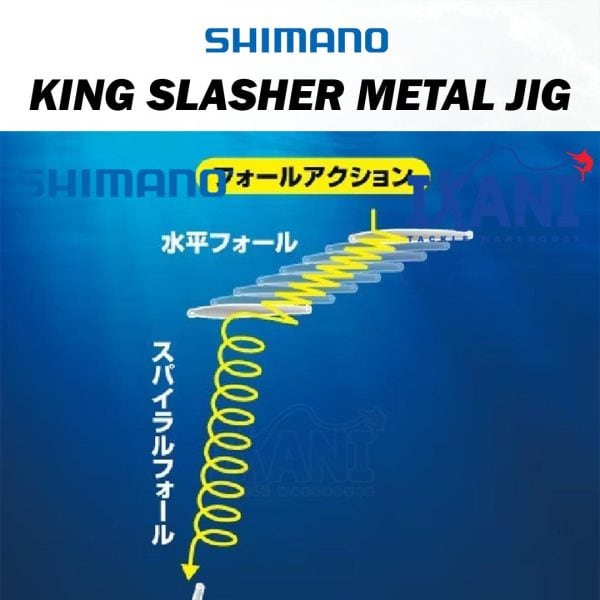 SHIMANO OCEA KING SLASHER METAL JIG 120g-200g FISHING LURE GEWANG - Image 2