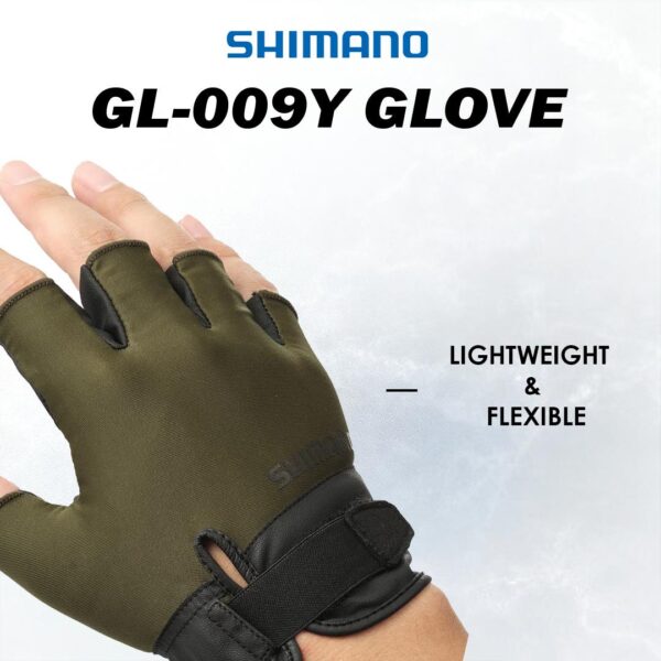 SHIMANO GLOVE GL-009Y BASIC FISHING 5 FINGERS - Image 4