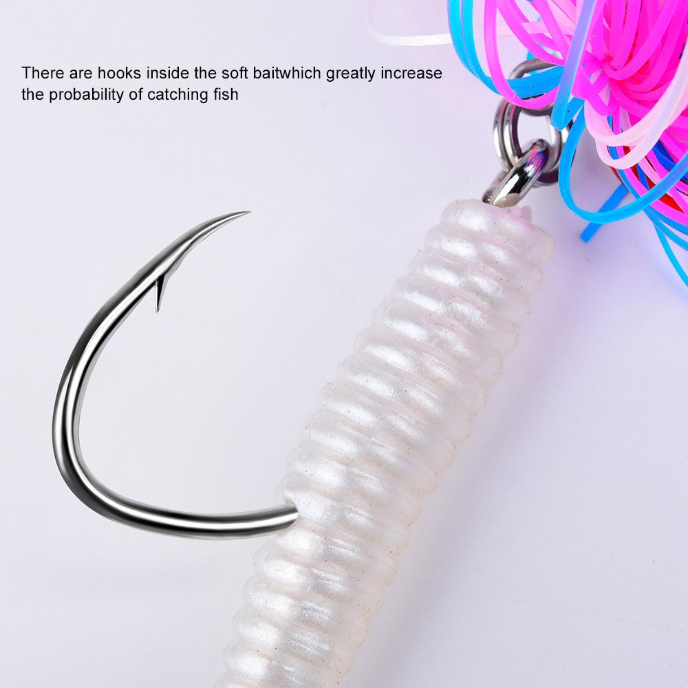 PROBEROS DUCKLING TAI RUBBER Jigging lure slow jig gewang pancing mancing laut umpan tiruan - Image 5