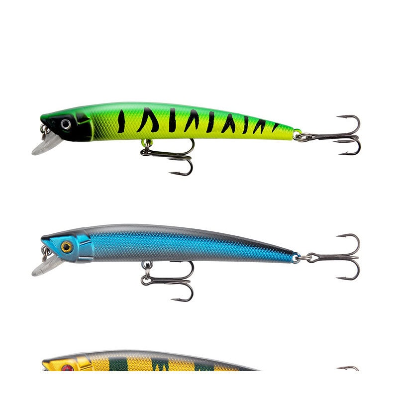 FRESTI GREEN STRIKE Minnow 9.5cm 7.6g Floating Fishing Lure Gewang Pancing Casting umpan tiruan - Image 4
