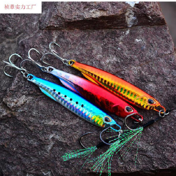 Duo Jig 2 umpan Tiruan bait fishing lure Gewang Jigging Slow Jig Fast metal jig Pancing Tengirri - Image 6