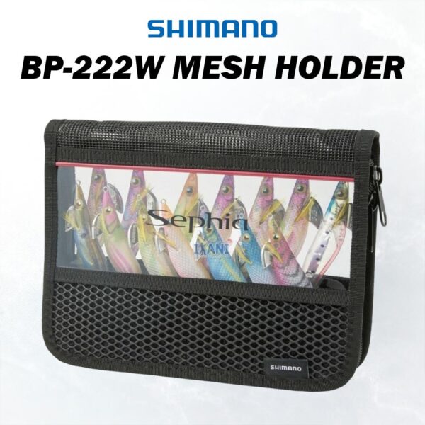 SHIMANO BP-222W BEG CANDAT SOTONG SEPHIA DRY MESH HOLDER EGI POUCH EVA BAG LURE KEEPING GEWENG - Image 8