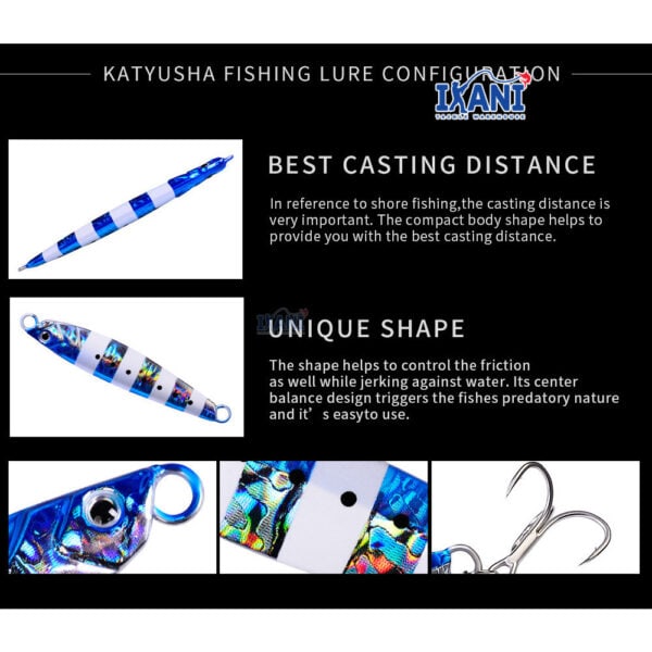 JIG LURE JIGGING FISHING LURES Lightjig umpan tiruan GEWANG MANCING METAL PANCING SPOON CASTING - Image 9