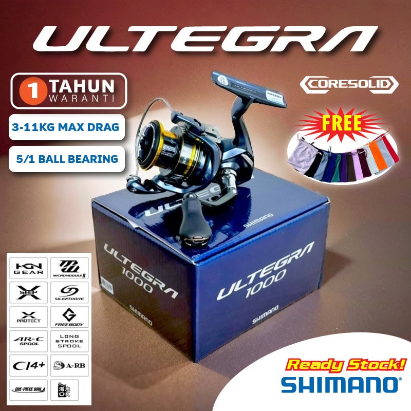 reel shimano ultegra 2021 Spinning Reels Weighing only 355 grams Fishing 2021 Shimano Reels Shimano