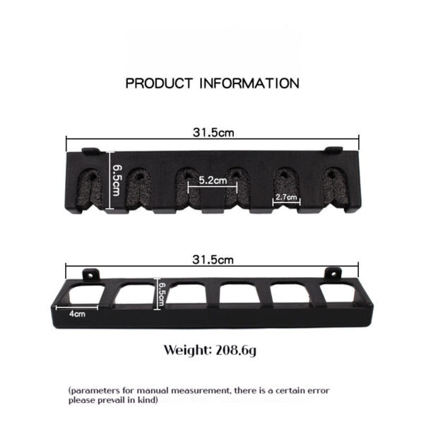 Pemegang Joran Pancing 6 Slot FISHING ROD HANGER Rack Stand FISHING HOLDER WALL MOUNTED TACKLE - Image 7