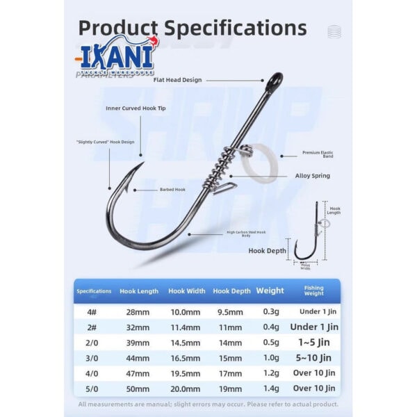 FRESTI Hook Udang Hidup 10 pc Anti-Rosak Life Shrimp prown hook Holder High-carbon Steel live bait - Image 4