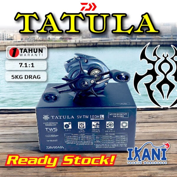 DAIWA TATULA SV TW 100 2025 BAITCASTINGFISHING REEL PANCING BC