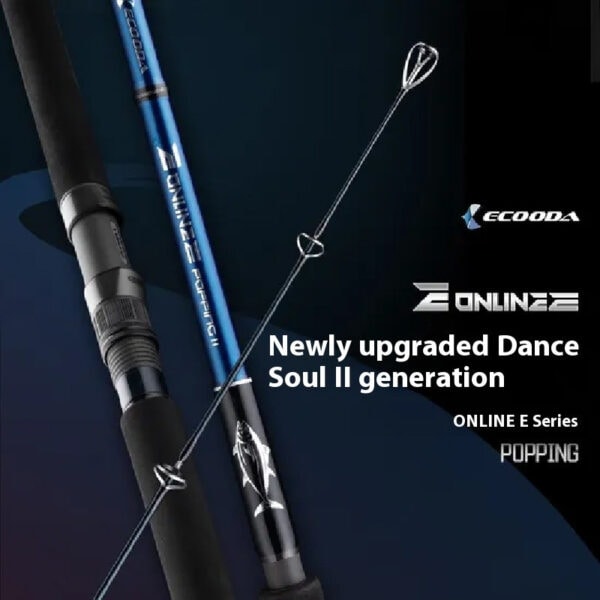 ECOODA EOnline EEPR II Popping Fishing Rod Spinning Fuji Guide Joran mancing PoP utk GT Tuna - Image 9