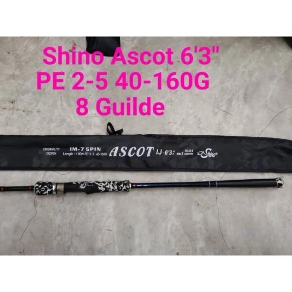 Shino Ascot Jigging Fishing Rod Solid Carbon SPINNING joran pancing fast jig slow laut dalam - Image 8