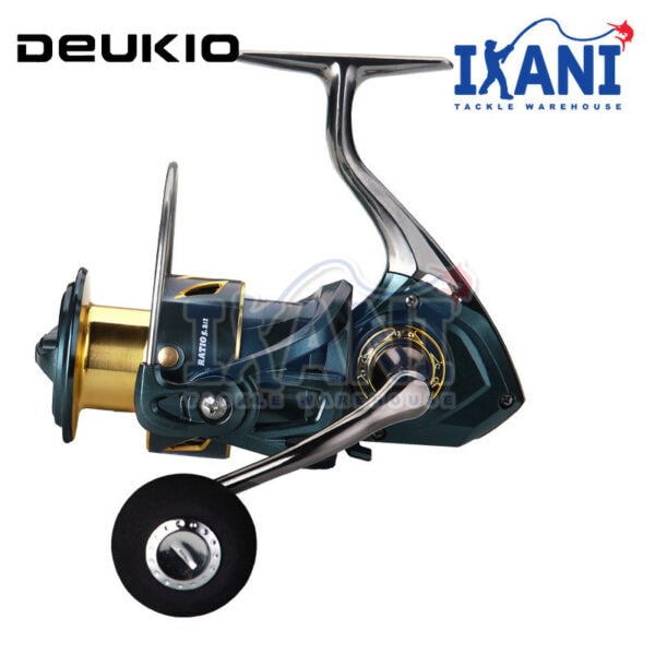 DEUKIO SA V2 2025 FULL METAL SPINNING REEL Mesin pancing  SAIZ 2000 3000 4000 5000 6000 7000 - Image 4