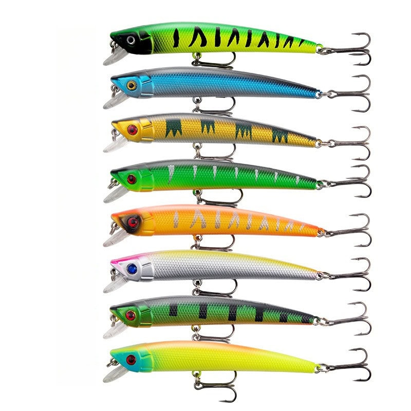 FRESTI GREEN STRIKE Minnow 9.5cm 7.6g Floating Fishing Lure Gewang Pancing Casting umpan tiruan - Image 9