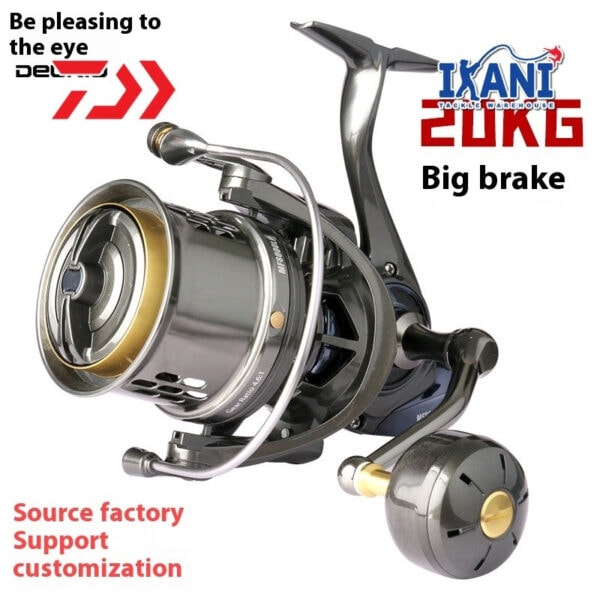 DEUKIO MF SPINNIGN FISHING SURF Reel MESIN PANCING PANTAI 20KG Heavy Duty LONG CASE BALING JAUH - Image 4