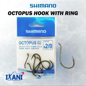SHIMANO OCTOPUS HOOK WITH RING (🇯🇵 Made In Japan) FISHING HOOK MATA KAIL PANCING IKAN BOTTOM
