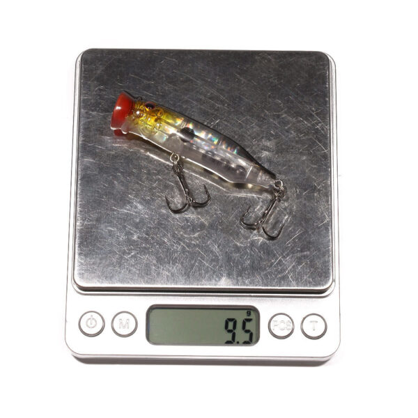 FRESTI RAINBOW POPPER 7.2CM 9.5G gewang pancing topwater Bunyi fishing lure bait popping baling jauh - Image 5