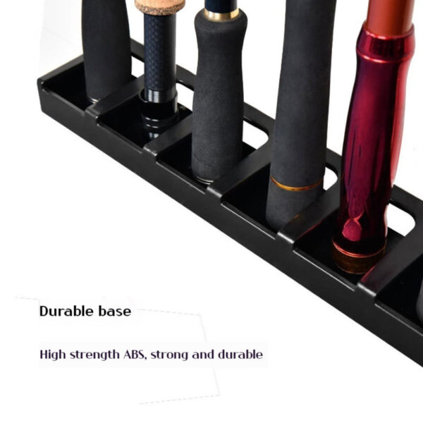 Pemegang Joran Pancing 6 Slot FISHING ROD HANGER Rack Stand FISHING HOLDER WALL MOUNTED TACKLE - Image 5
