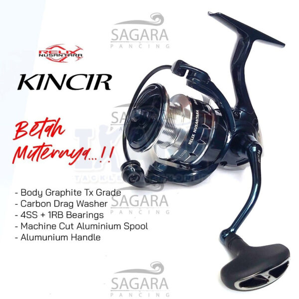 Relix Nusantara KINCIR Spinning fishing Reel 1000 1000HG D1000HG 3000HG mesin pancing UL ultralight - Image 5