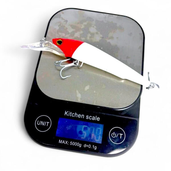 Fresti SUSHI CRANK 14CM 50G Red Head White Deep Diving Fishing Lure Laut Trolling sinking gewang - Image 8