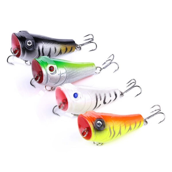 FRESTI RIMBA RIPPER 5CM 7.4G Popper Ganas Permukaan fishing lure gewang umpan tiruan strike harimau - Image 3